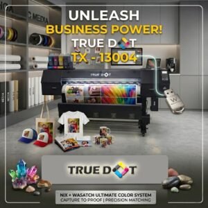 True Dot TX-13004: High-Speed 48-Inch Sublimation Printing Powerhouse