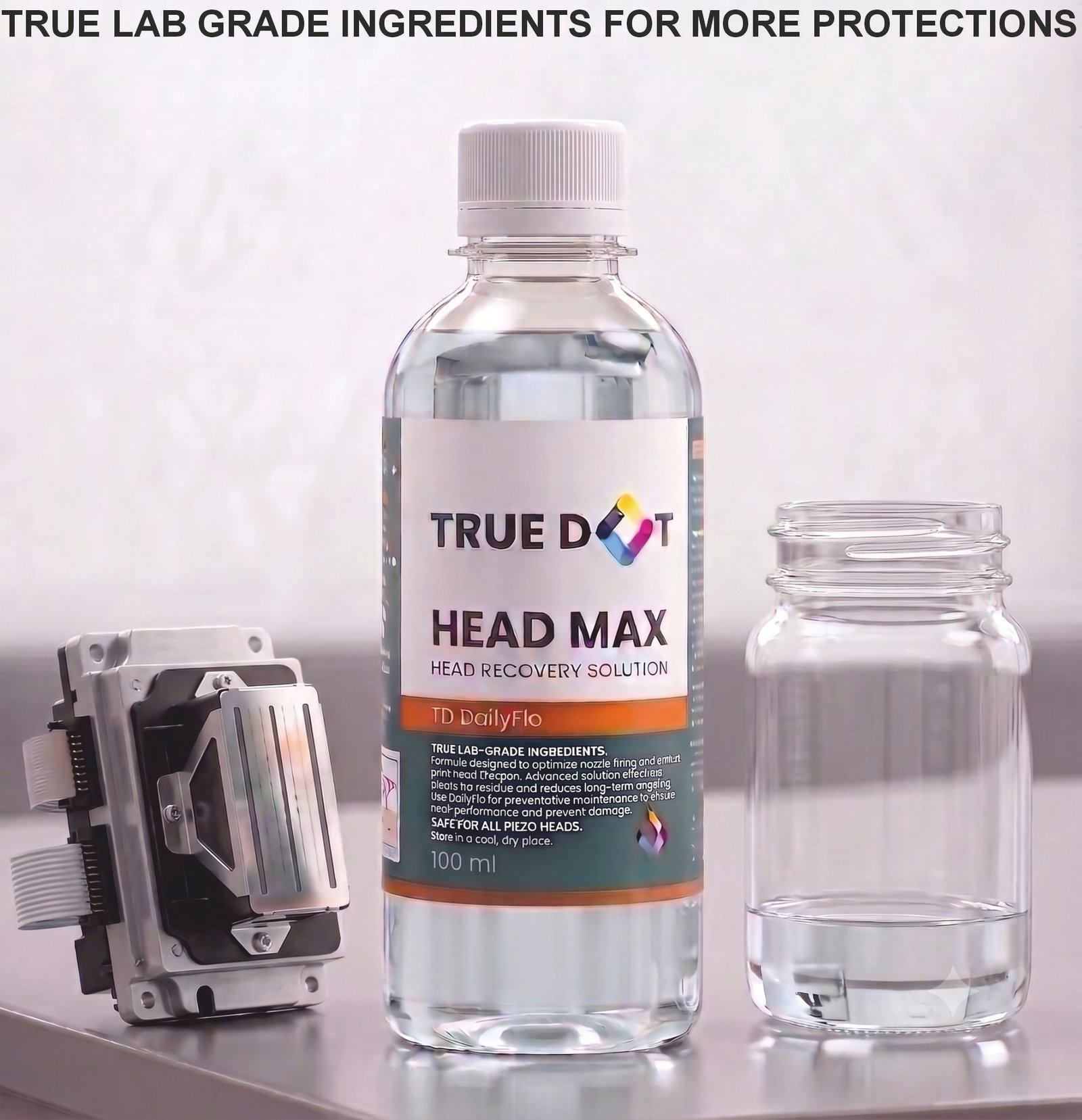 TrueDot HeadMax Printhead Cleaning Solution - 100ml Trial Pack | India